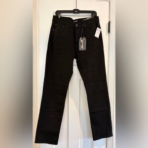 Seven7 Men's Jet Black Skinny Jeans